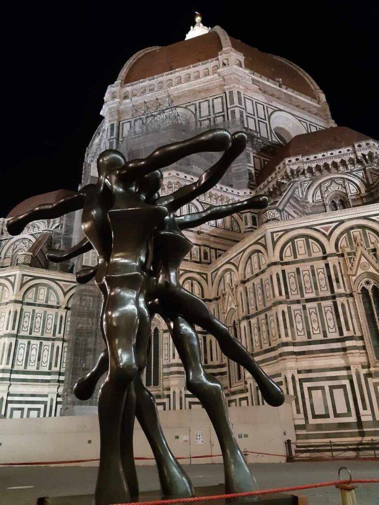 “Balletto per la pace”, inaugurata a Firenze la scultura di Cavallini