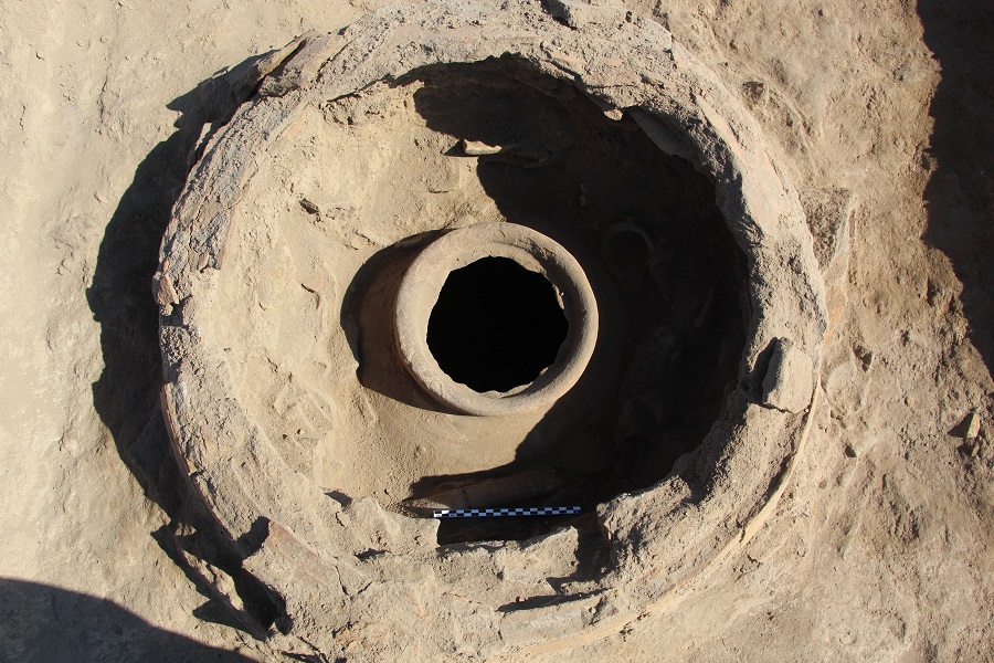 Il frigorigero rivenuto nell'area archeologica di Lagash @ Univesrità di Pisa