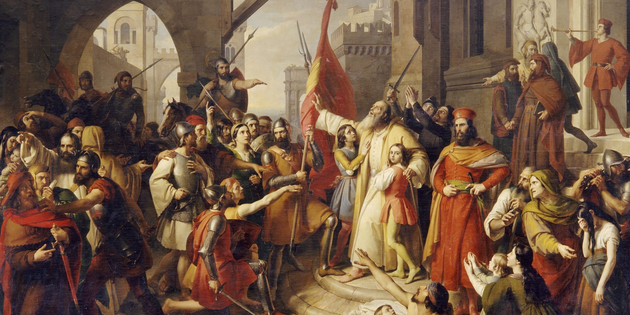 FRANCESCO PODESTI, Il giuramento degli Anconitani, post 1844