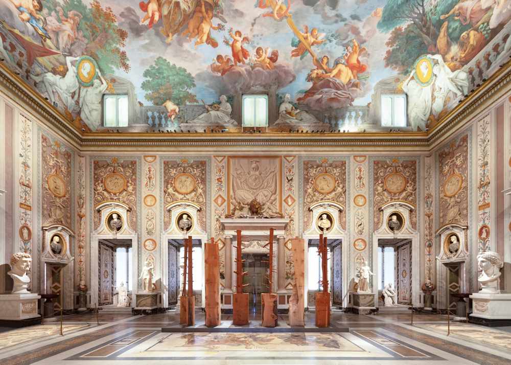 Giuseppe Penone. Gesti universali, Installation view - , Salone Mariano Rossi, Galleria Borghese, Roma - ph. S. Pellion © Galleria Borghese