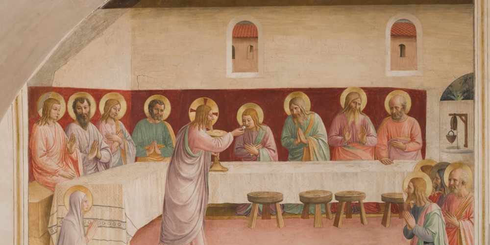 Museo-di-San-Marco-Beato-Angelico-La-Comunione-degli-Apostoli Museo di San Marco - Beato Angelico - La Comunione degli Apostoli