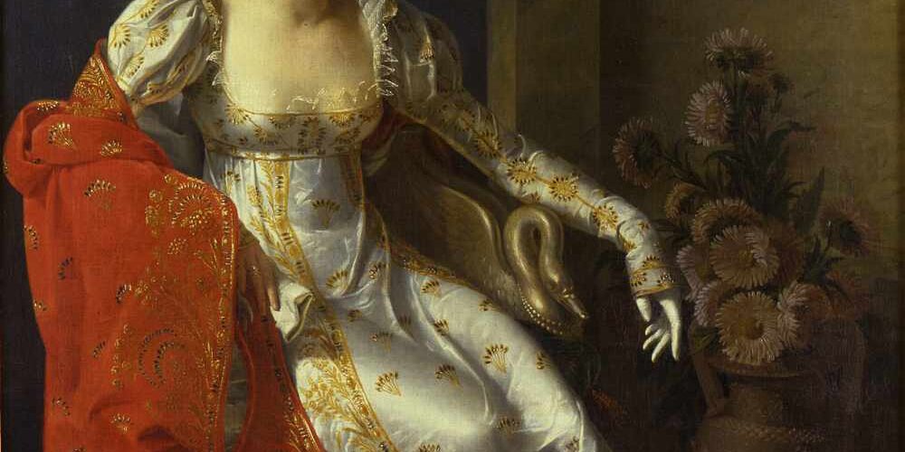 Marie-Guillelmine Benoist,  Ritratto di Elisa Bonaparte Baciocchi, Principessa di Lucca,1806 provenienza Lucca, Museo Nazionale di Palazzo Mansi