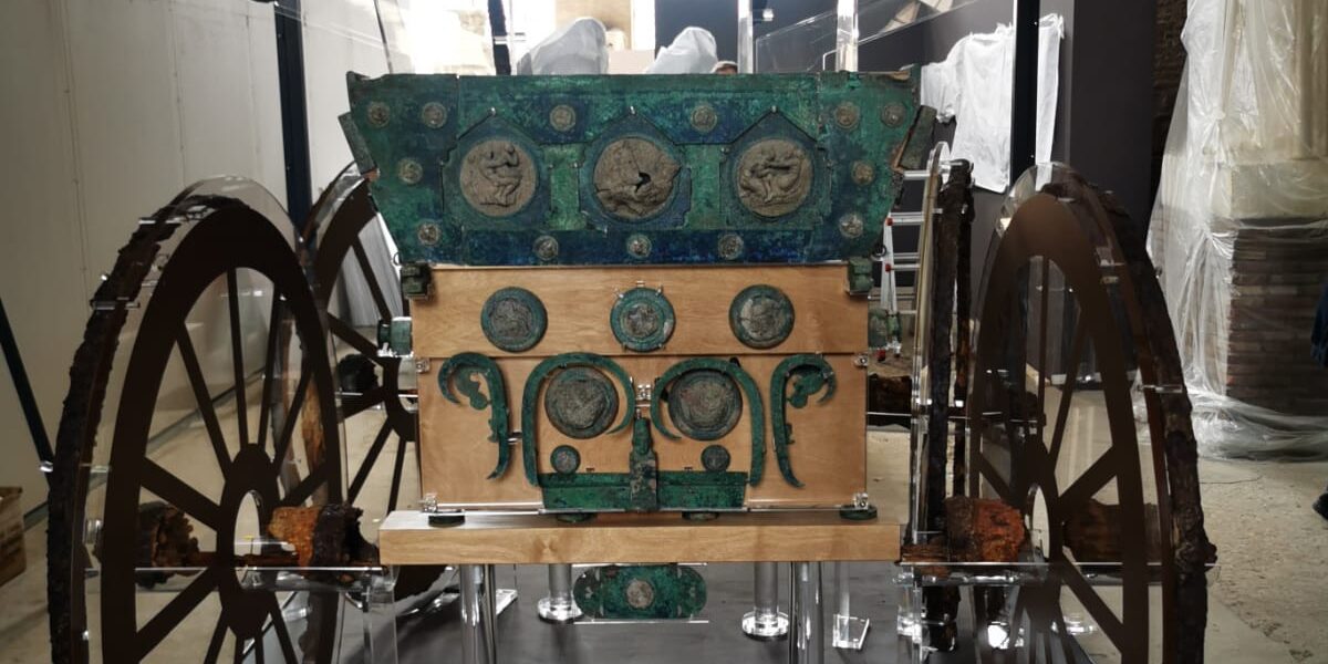Carro Civita Giuliana-ricostruzione Foto ©Parco archeologico di Pompei