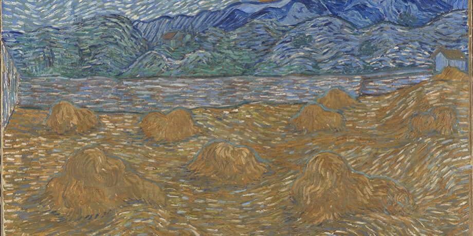 KM-107.656-RKGCCollection-Kroller-Muller-Museum Vincent Van Gogh, Paesaggio con covoni e luna nascente, 1889. Olio su tela, cm 72x91,3. © Kröller-Müller Museum, Otterlo, The Netherlands