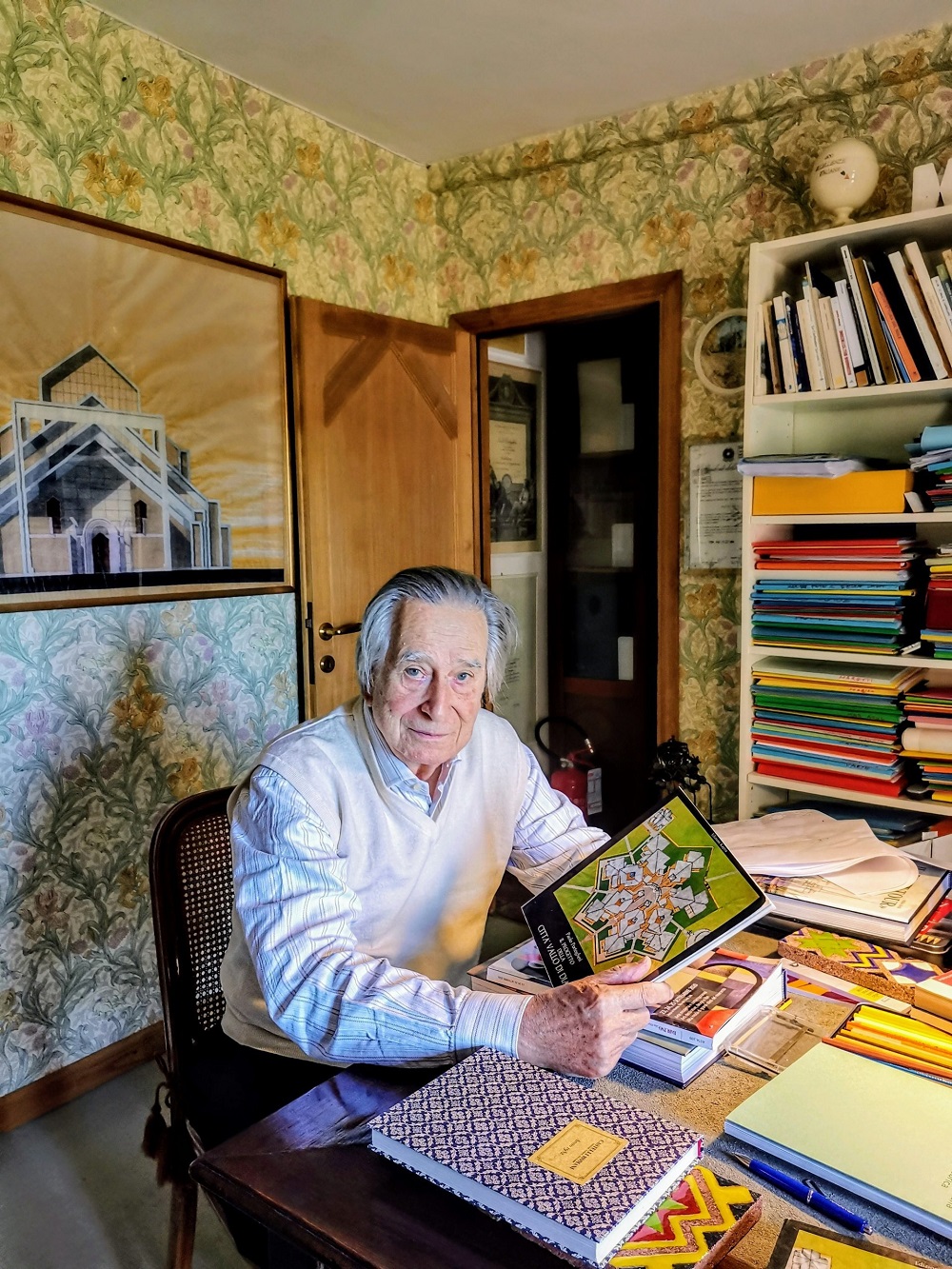 Paolo Portoghesi credit: Foto di Antonia Marmo per Vallopiù