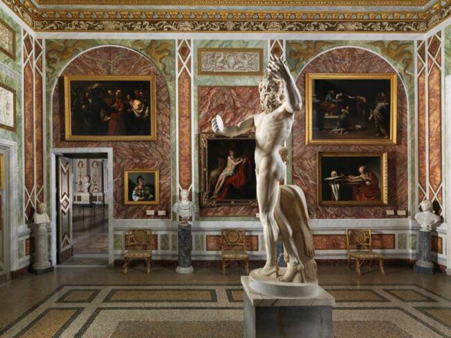 Sala-di-Caravaggio-Galleria-Borghese-©Galleria-Borghese Sala di Caravaggio, Galleria Borghese, ©Galleria Borghese