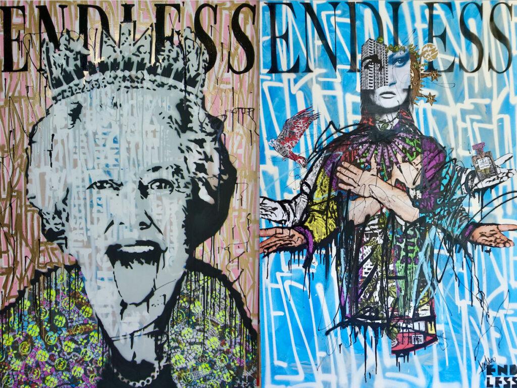 Lo street-artist Endless in mostra a Milano con 22 delle sue opere più iconiche