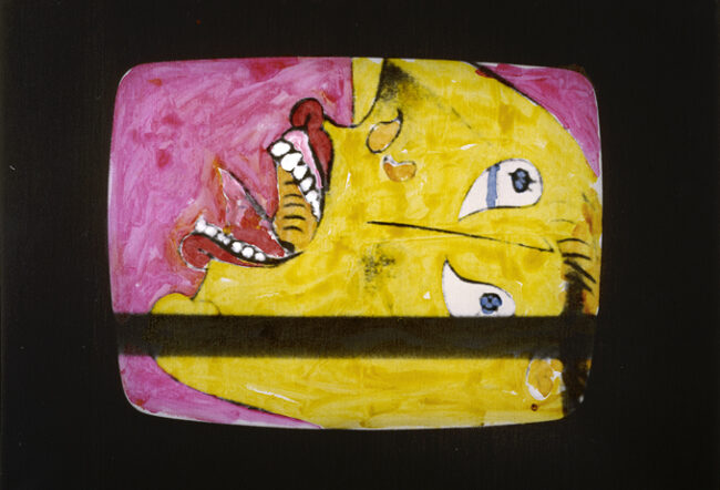 Mario Schifano, Picasso in TV, 1974-1975, Terni, Collezione Tonelli ®ArchivioMarioSchifano © MARIO SCHIFANO, by SIAE 2023