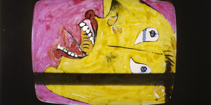 Mario Schifano, Picasso in TV, 1974-1975, Terni, Collezione Tonelli ®ArchivioMarioSchifano © MARIO SCHIFANO, by SIAE 2023