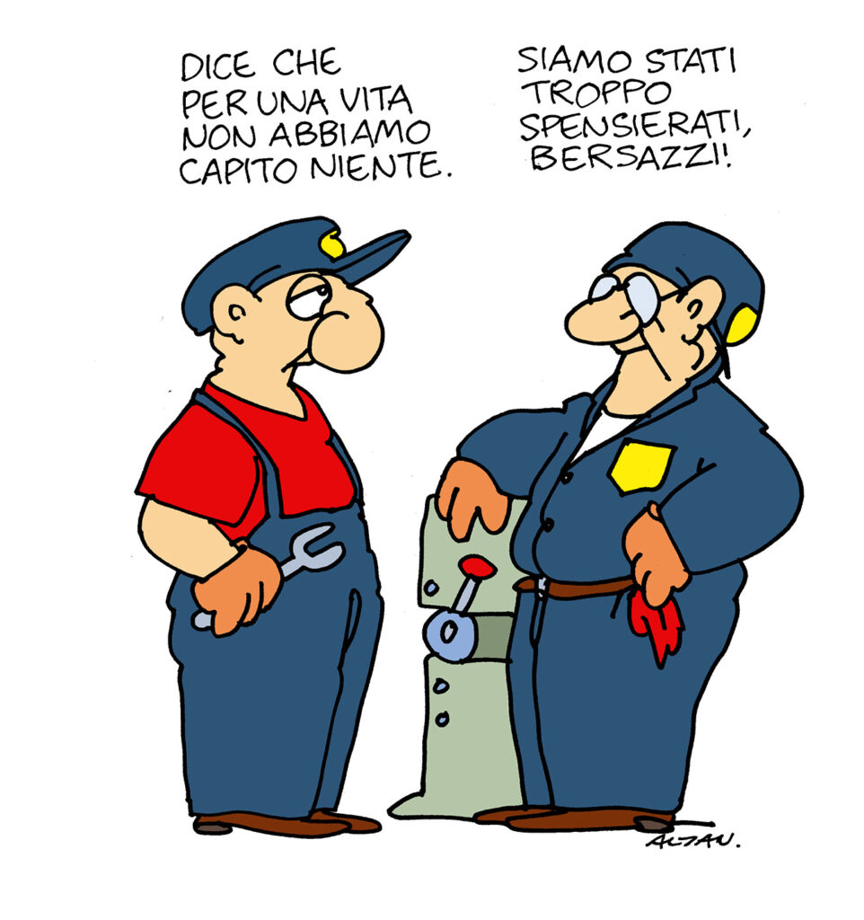 50 anni di lavoro in Italia raccontati da Altan