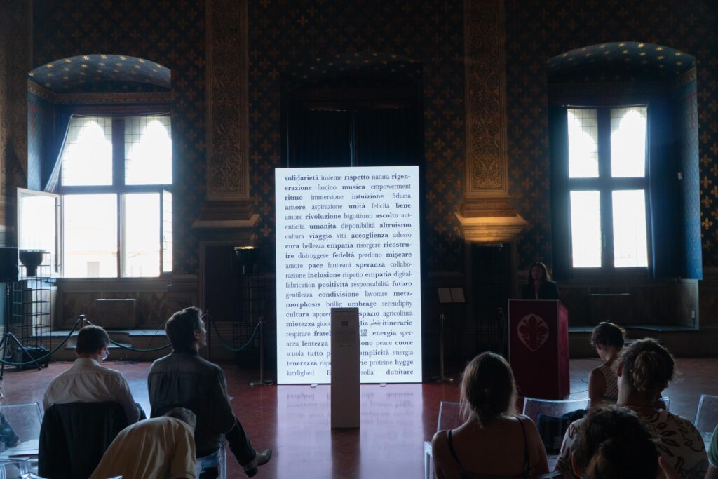 A Palazzo Vecchio “Il Muro del Cambiamento”, l’installazione interattiva di Giovanni Caccamo