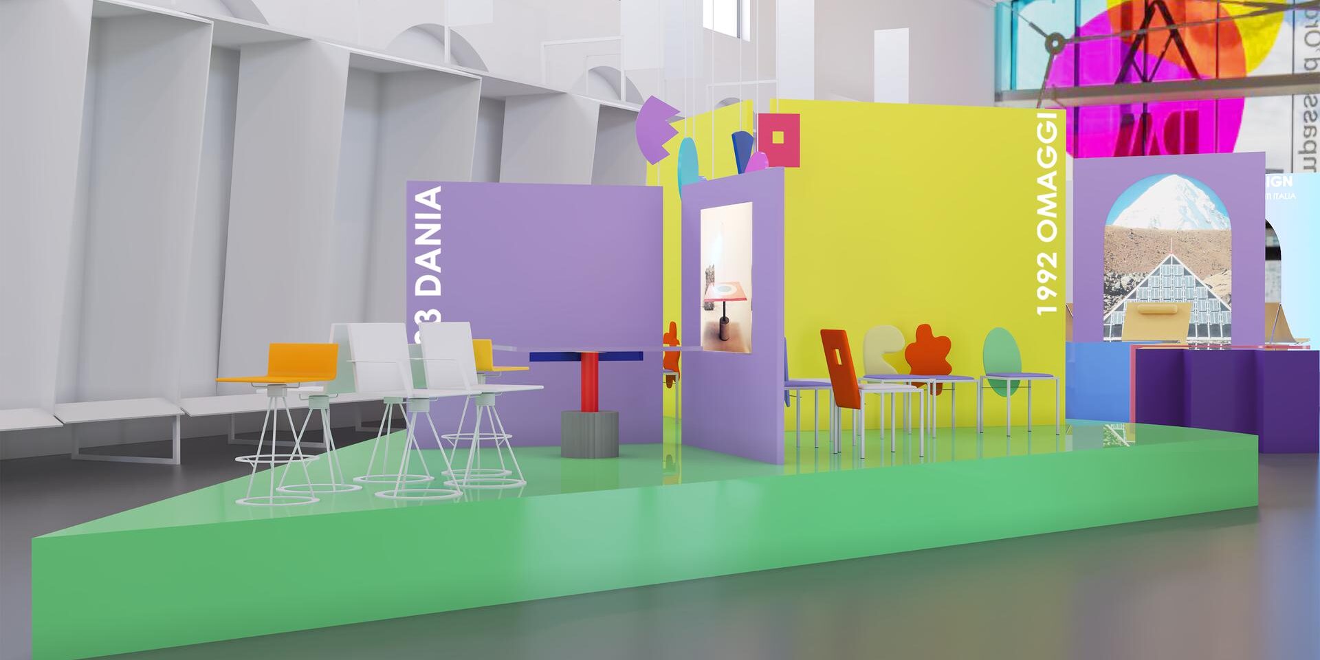 052 Mostra ART COLORS DESIGN / Salvati e Tresoldi x Saporiti Italia, design Studio Salvati 2023