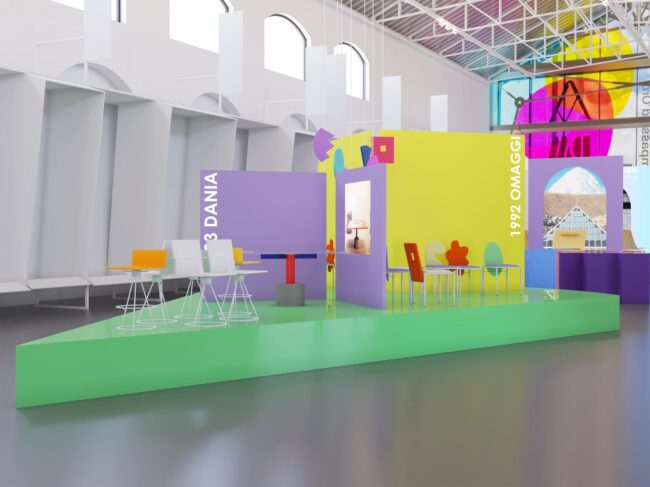 052 Mostra ART COLORS DESIGN / Salvati e Tresoldi x Saporiti Italia, design Studio Salvati 2023