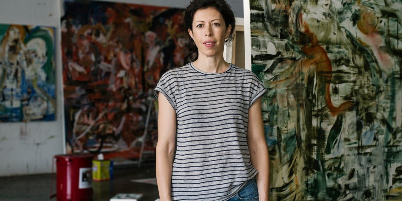 processed Cecily Brown portrait Photo: © Mark Hartman