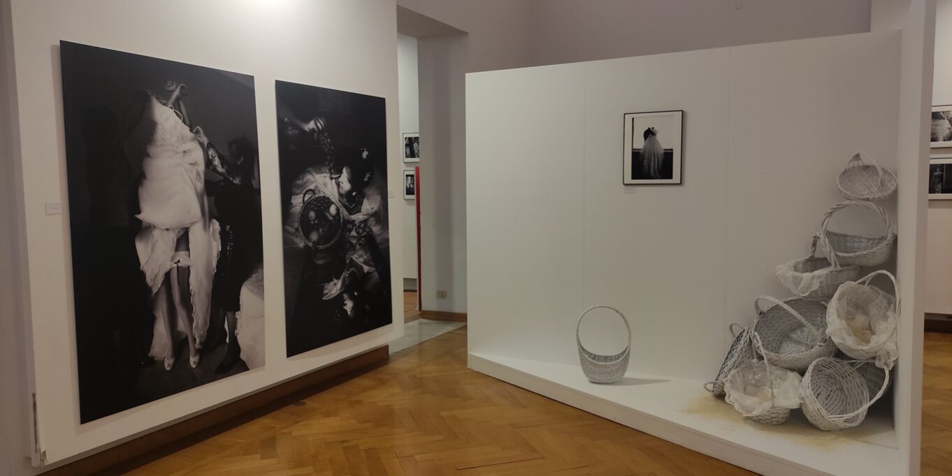 Allestimento mostra Romanzo Italiano