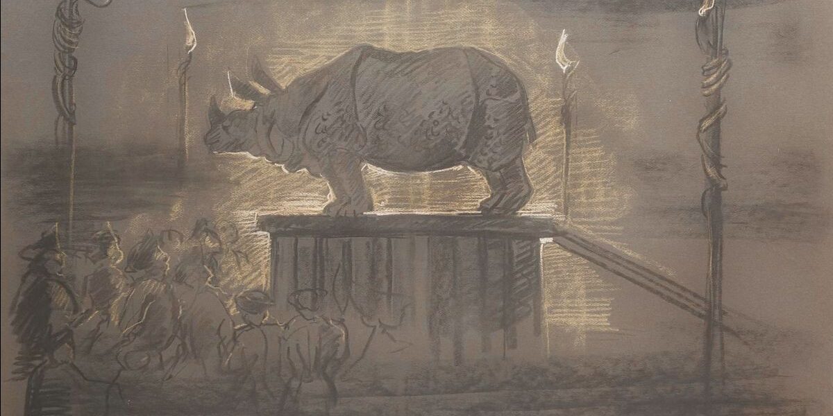 Uno dei bozzetti preparatori in mostra al Negozio Olivetti di Venezia Danilo Donati - Foto Courtesy Archivio Fotografico Fondazione Massimo e Sonia Cirulli