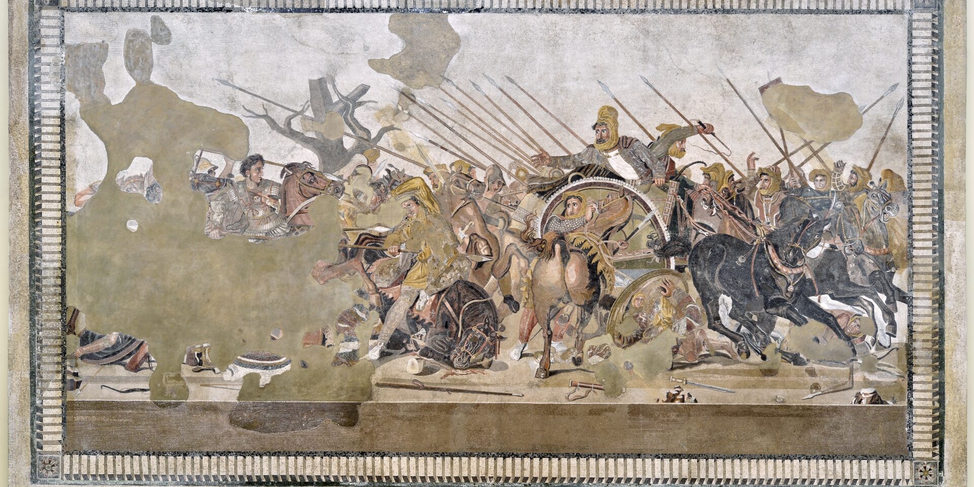 Mosaico di Alessandro, Crediti Valentina Cosentino