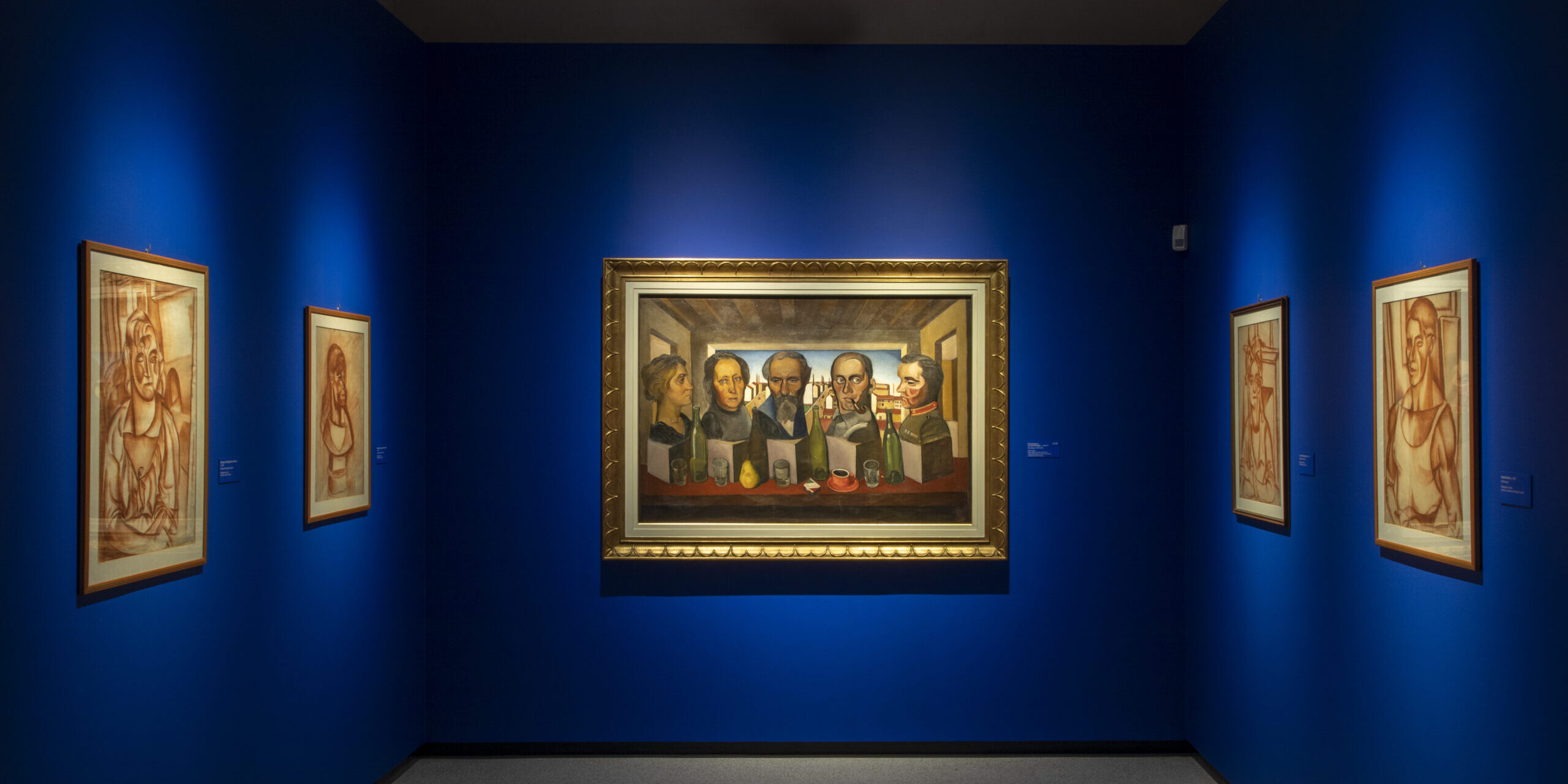 Achille Funi a Palazzo dei Diamanti - allestimento della mostra