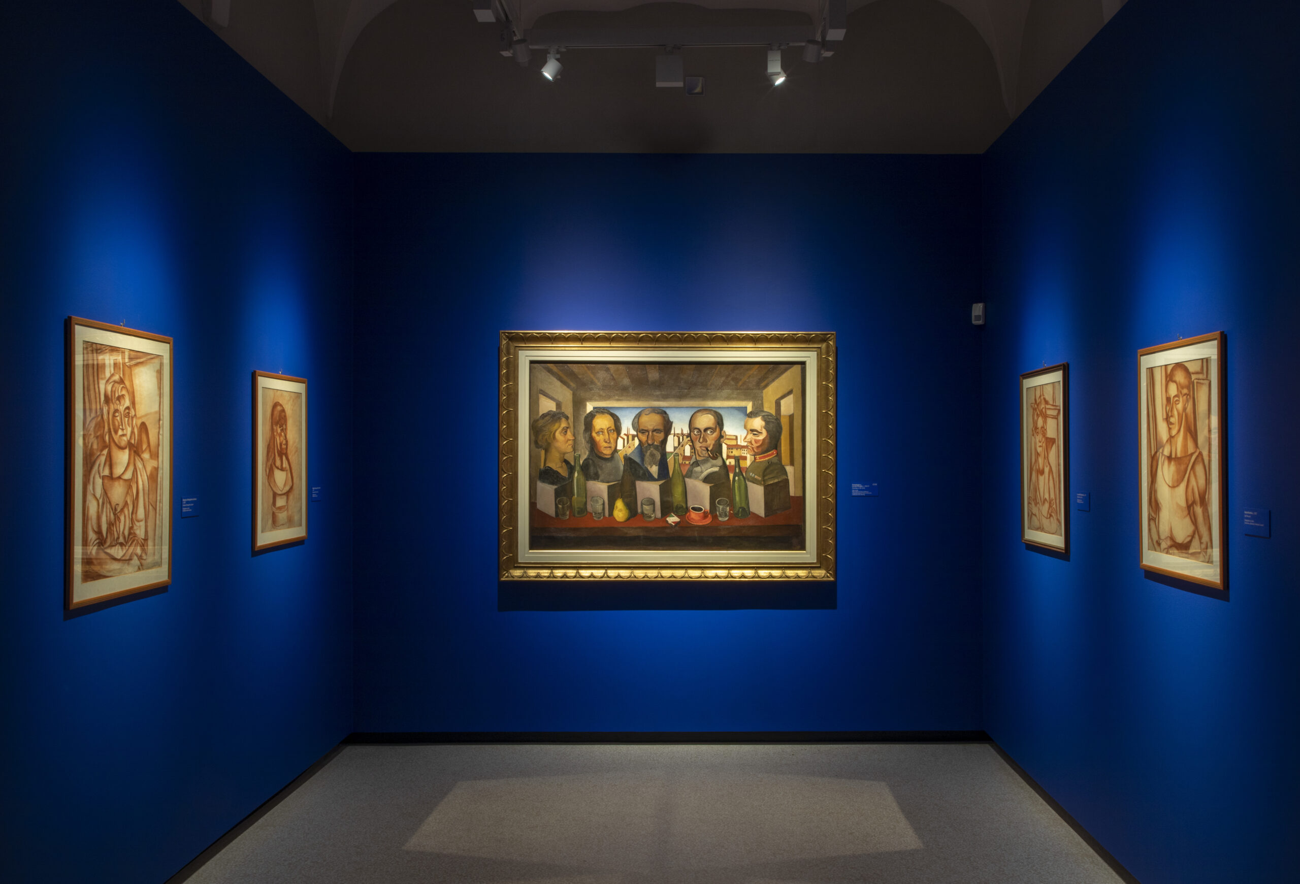 Achille Funi a Palazzo dei Diamanti - allestimento della mostra