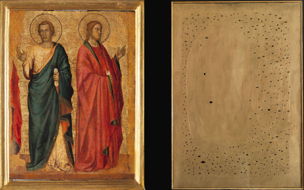Museo MAN di Nuoro: dialogo tra Giotto e Fontana