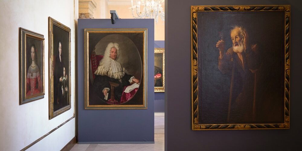 palazzo-martinengo Ospiti a Palazzo. Figure in posa e al naturale, veduta della mostra, Palazzo Martinengo di Villagana, 2023. Courtesy la Galleria BPER Banca