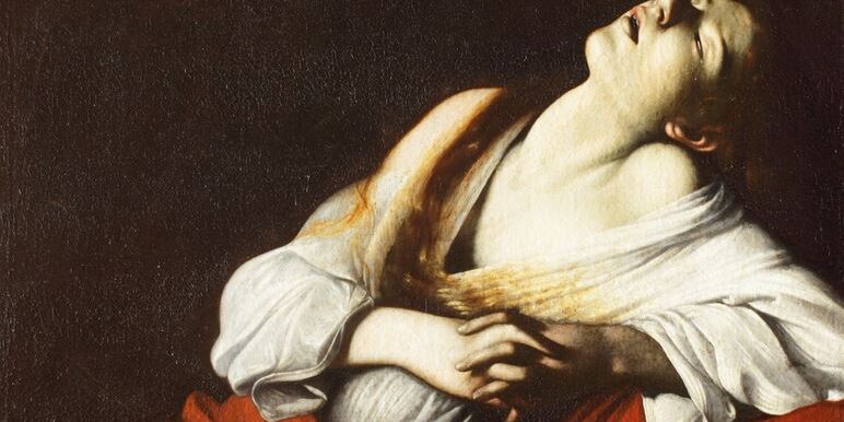 Caravaggio, Maddalena in estasi, Collezione Privata