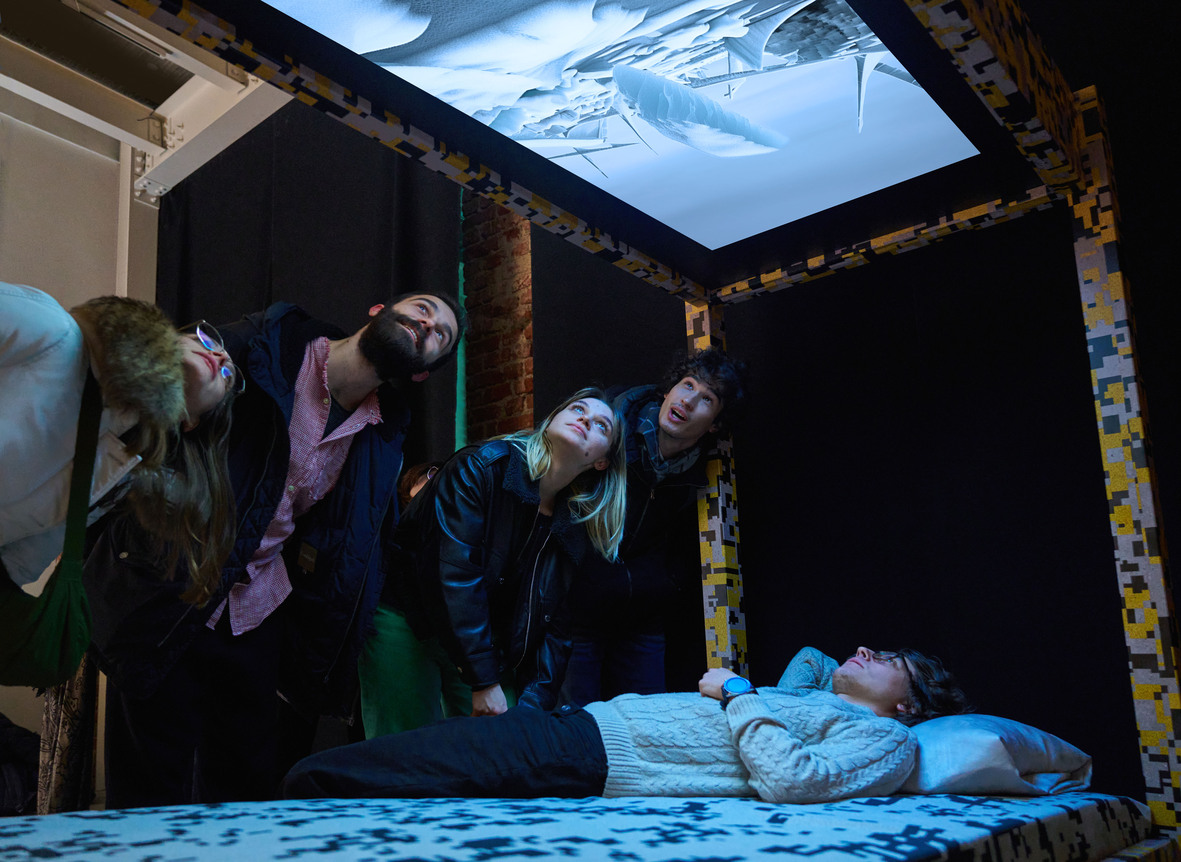 Giuliana Cunéaz, La belle au bois dormant, veduta installazione. Courtesy artista, Foto di Wen Xiang