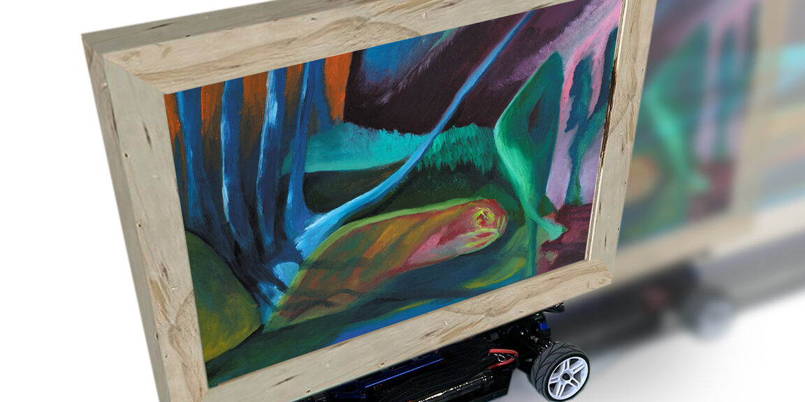 CANEMORTO, The Painting Race - Rendering #1, 2023