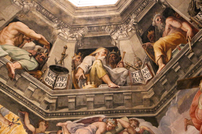 Giorgio Vasari_Vegliardi dell’Apocalisse, affreschi della Cupola di Santa Maria del Fiore