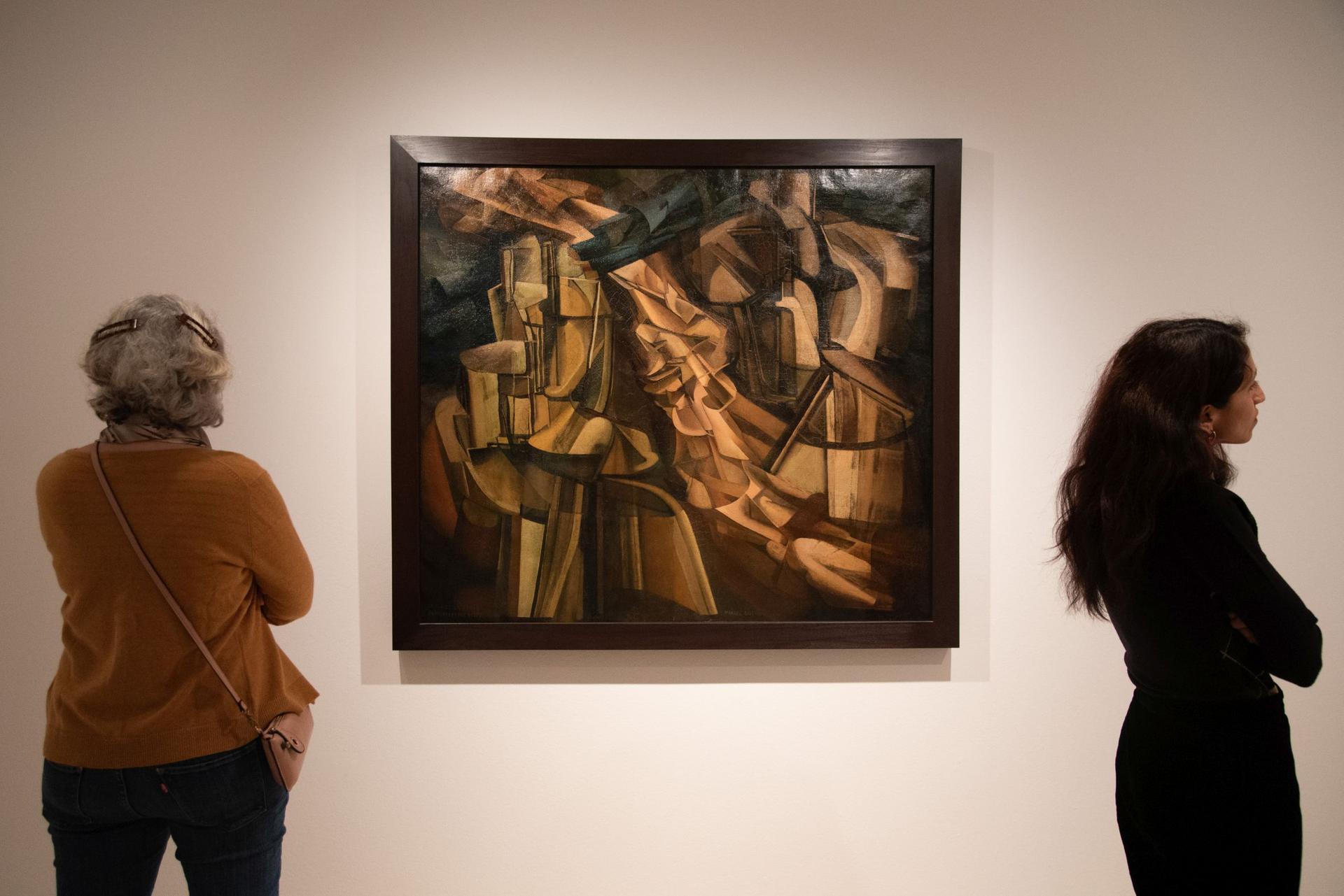 Marcel Duchamp Le Roi et la reine entourés de nus vites (Il re e la regina circondati da nudi veloci), maggio 1912. Philadelphia Museum of Art, The Louise and Walter Arensberg Collection, 1950. Ph. Arianna Ferraretto
