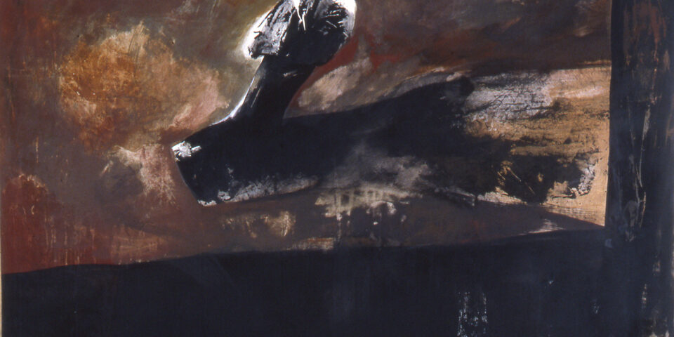 Epifania, 1990 Dal ciclo Epifanie china e pigmenti naturali su carta, 148x175 cm
