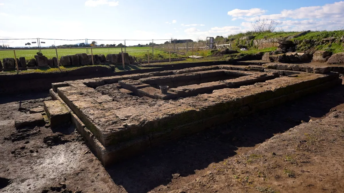 tempio-paestum Uno dei due templi dorici scoperti a Paestum