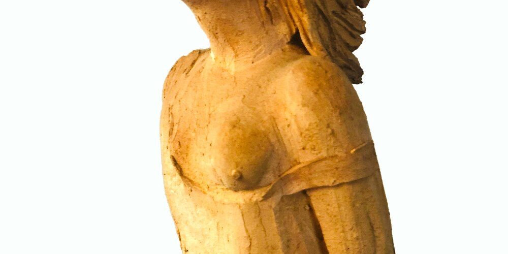 Ofelia, scultura in terra refrattaria di Arturo Martini