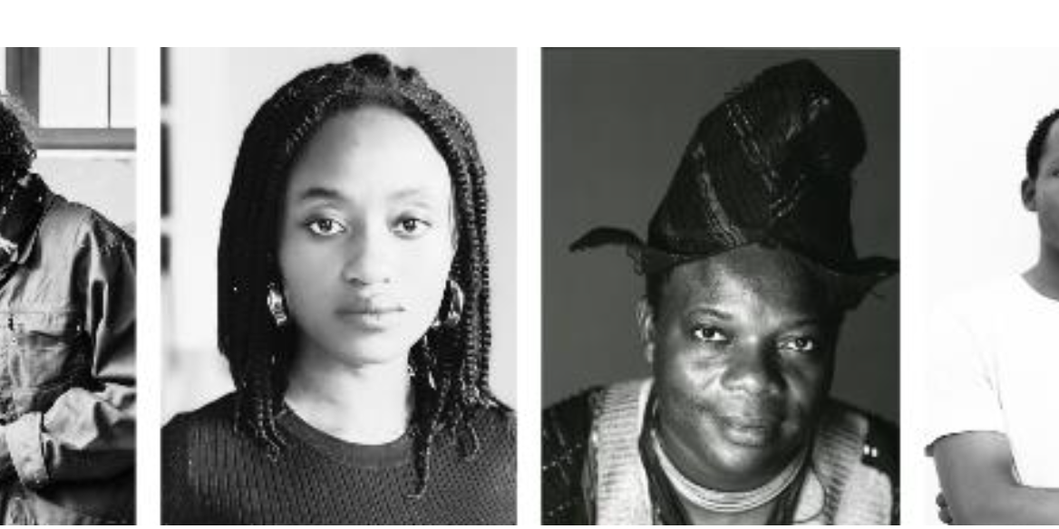 I quattro artisti del Padiglione della Repubblica del Benin alla Biennale di Venezia: Chloé Quenum, Moufouli Bello, Romuald Hazoumè, Ishola Akpo