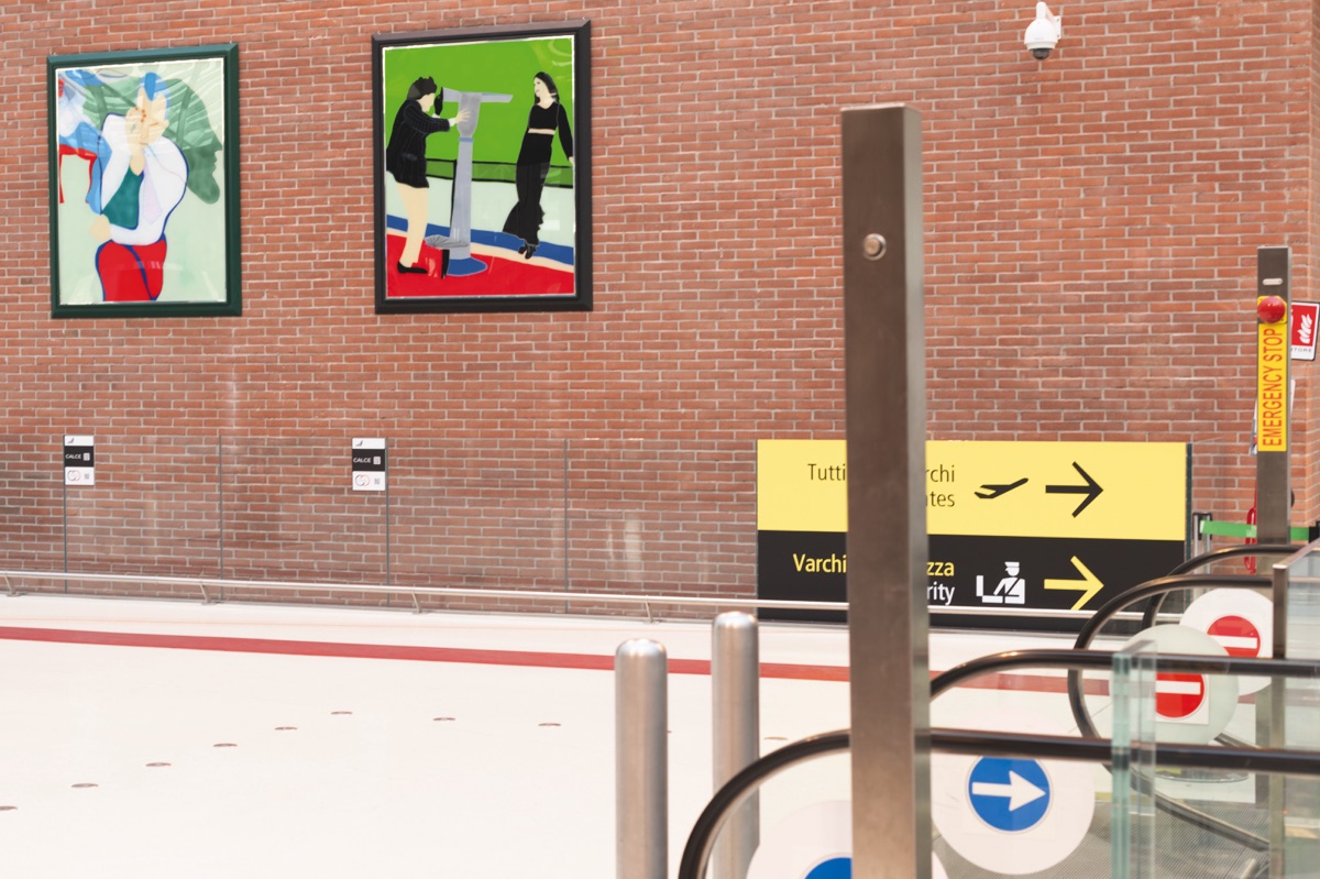 Arturo-Calce-Il-Pensante-left-and-Point-of-View-right-2018-2019-spray-paint-of-plexiglass-190×160-cm-photo-credit-Marco-Compiano-courtesy-of-Cris-Contini-Contemporary Arturo Calce, Il Pensante (left) and Point of View (right), 2018-2019, spray paint of plexiglass, 190x160 cm, photo credit Marco Compiano courtesy of Cris Contini Contemporary