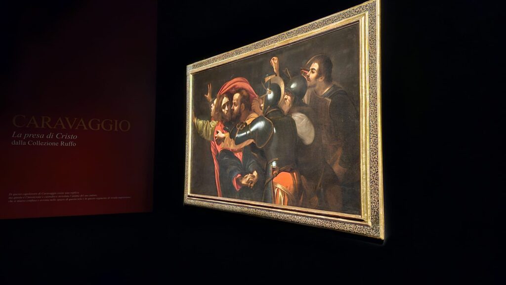 La Presa di Cristo di Caravaggio: il capolavoro in mostra a Napoli
