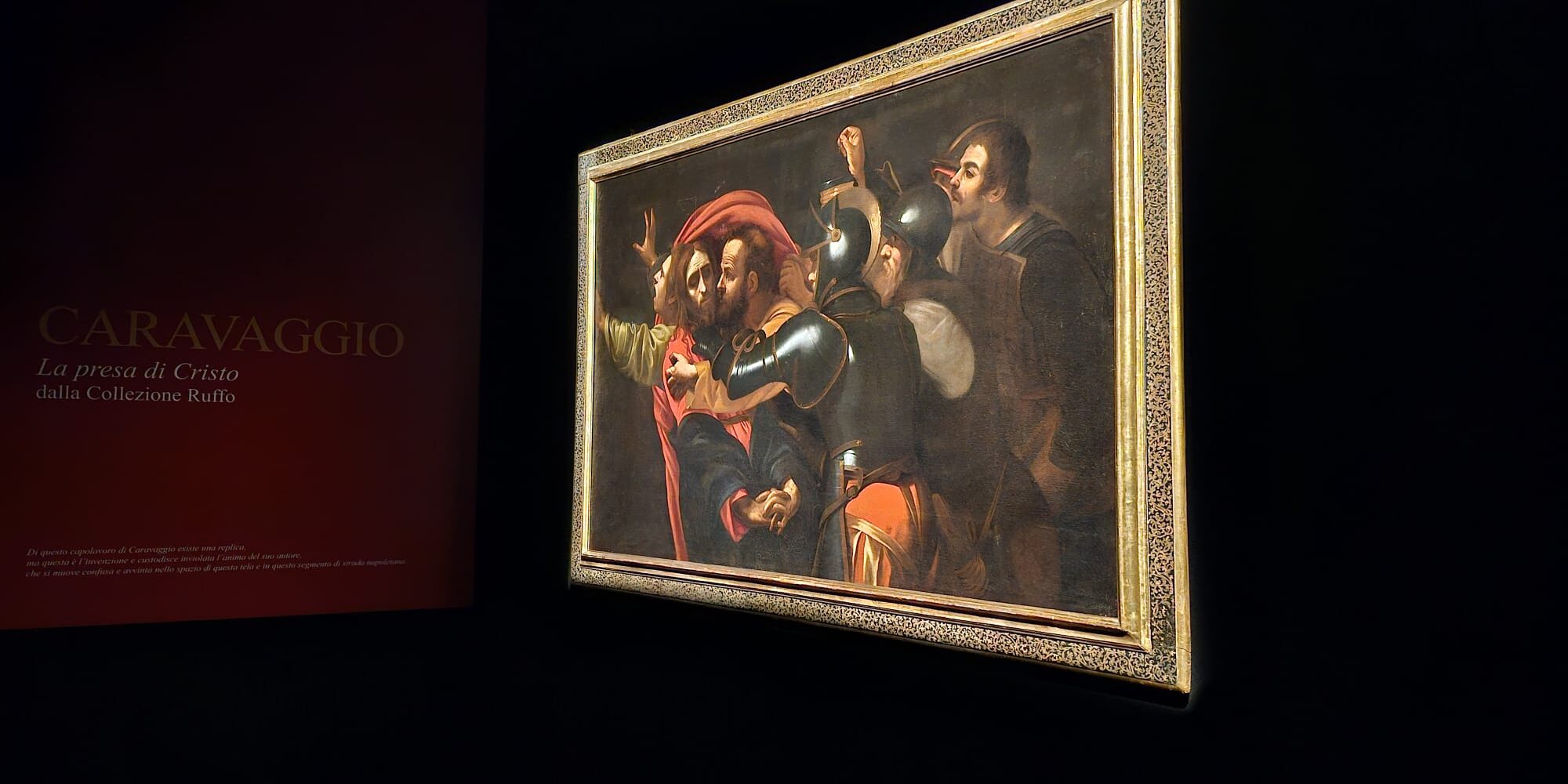 Caravaggio, La Presa di Cristo - Palazzo Ricca