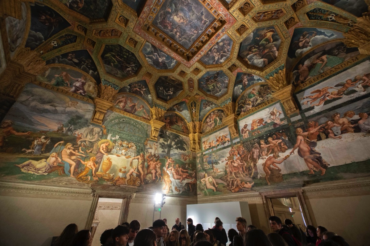 Percorso Il labirinto delle metamorfosi a Palazzo Te