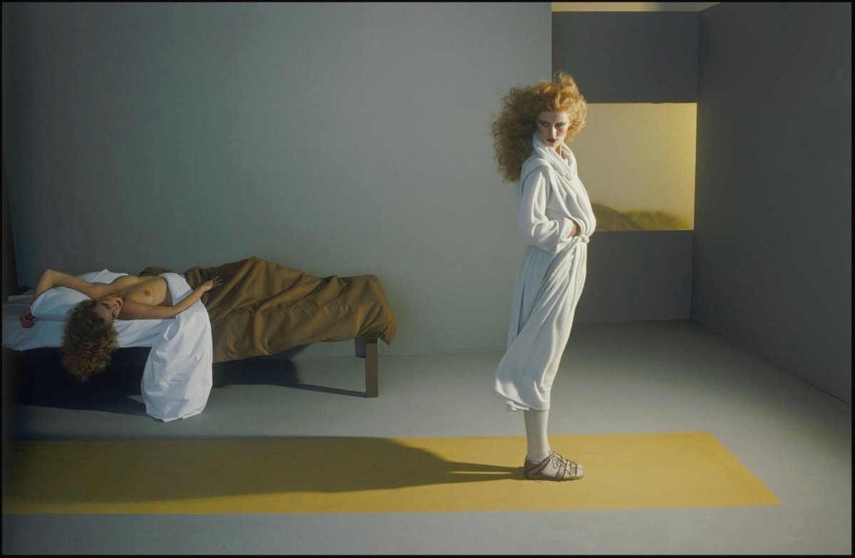 Gian Paolo Barbieri, 1978, Tribute to Edward Hopper Versace, Stampa digitale a getto d'inchiostro (stampa a pigmenti). Courtesy: 29 Arts in progress gallery