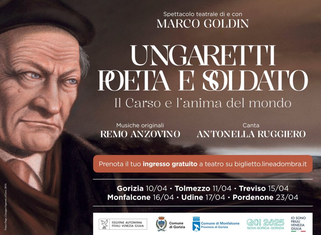 Ungaretti poeta e soldato: un viaggio teatrale attraverso il Carso e l’anima del poeta