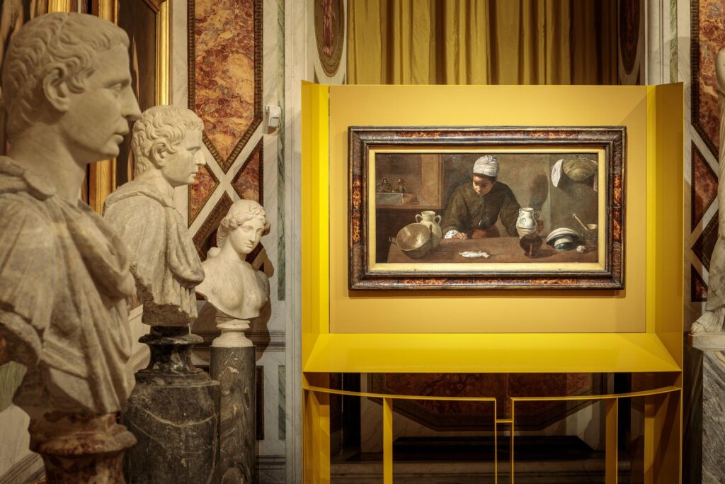 Velázquez alla Galleria Borghese dialoga con Caravaggio