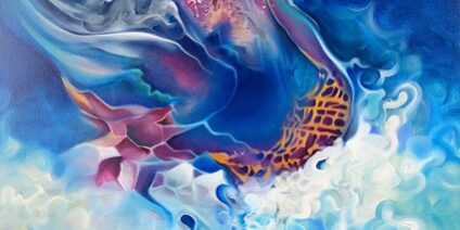 Andrei-Nistor-The-Angel-and-the-Birth Andrei Nistor The Angel and the birth, 2018 Tecnica mista cm 100 x 100