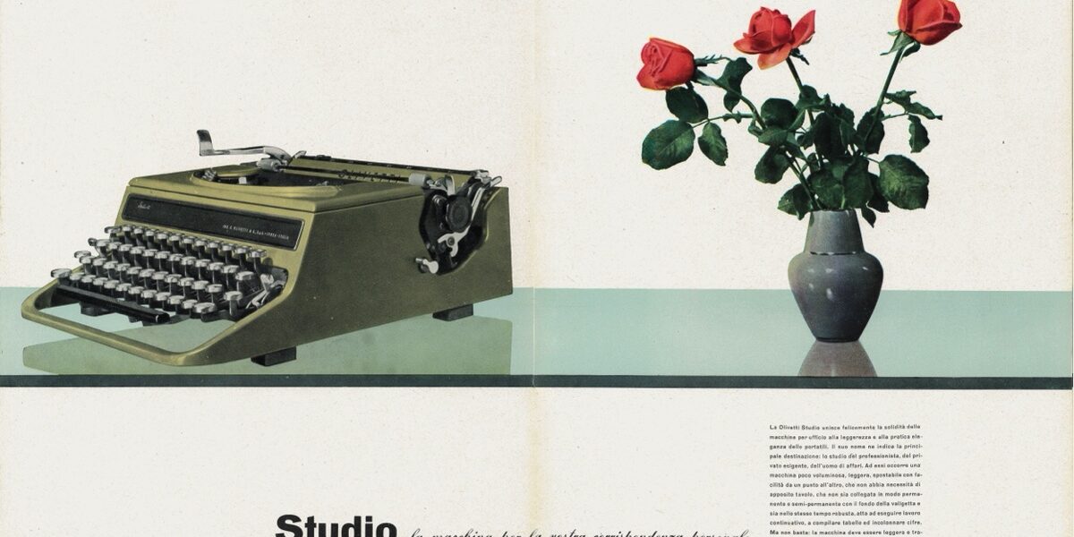 Olivetti La Parola è d’oro Olivetti Studio Ronzani editore