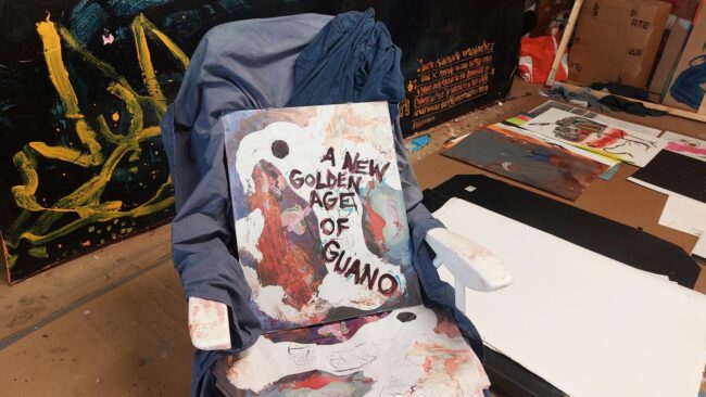 Veduta dello studio di Andrea Kvas