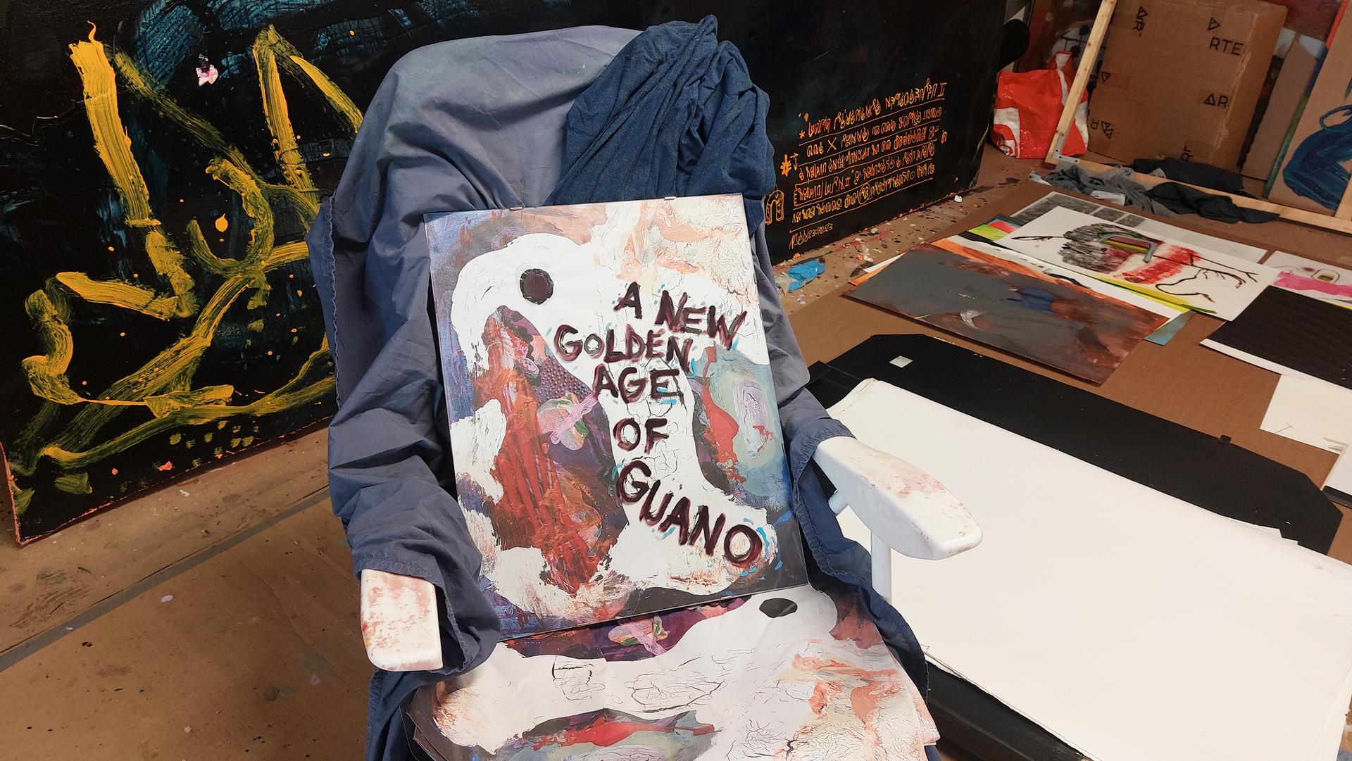 Veduta dello studio di Andrea Kvas