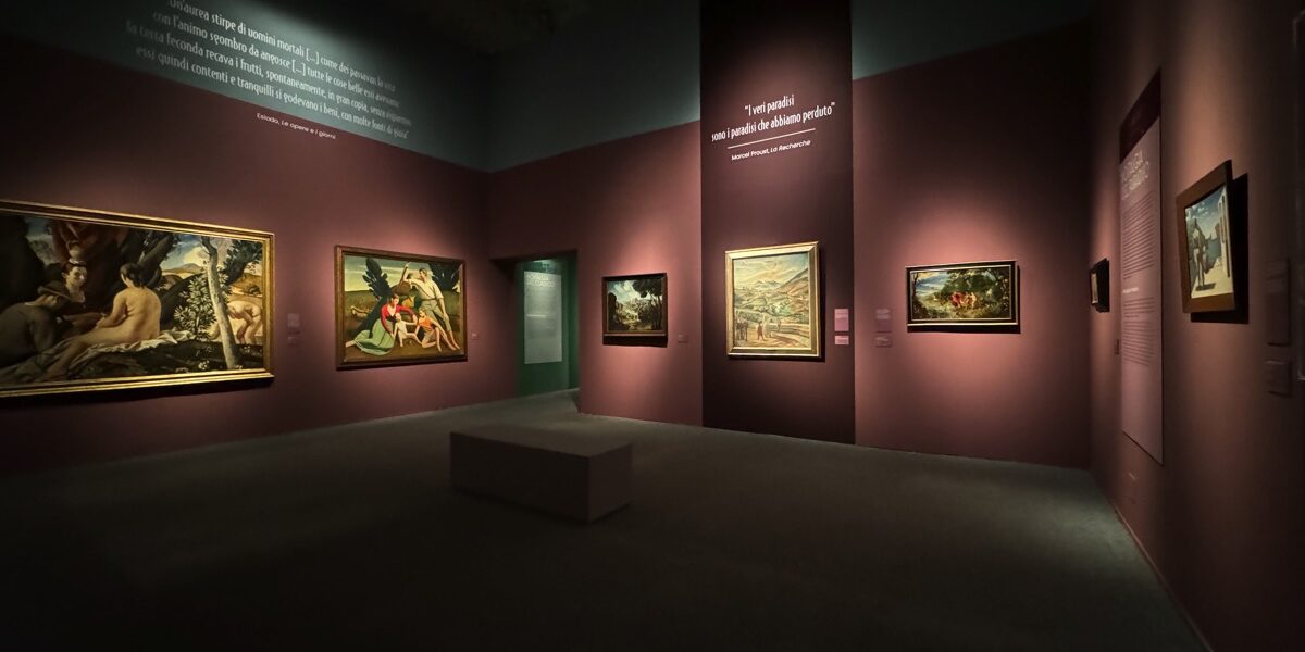 Veduta della mostra "Nostalgia" a Palazzo Ducale di Genova