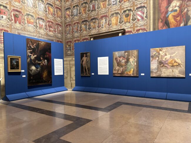 Allestimento mostra su Ludovico e Annibale Carracci - Collezione Poletti