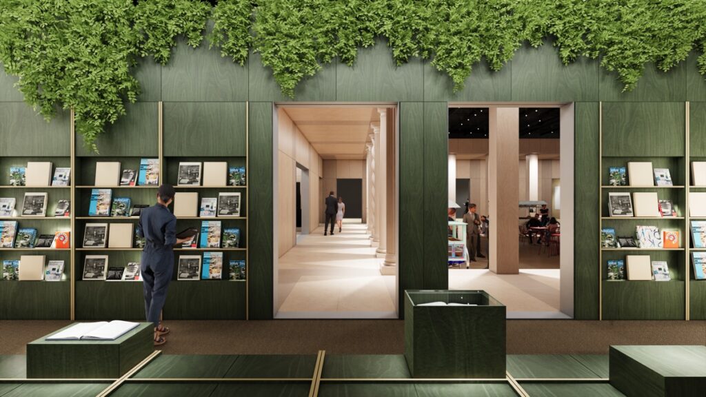 Il padiglione di Stefano Boeri Interiors alla 76ª Fiera del libro di Francoforte