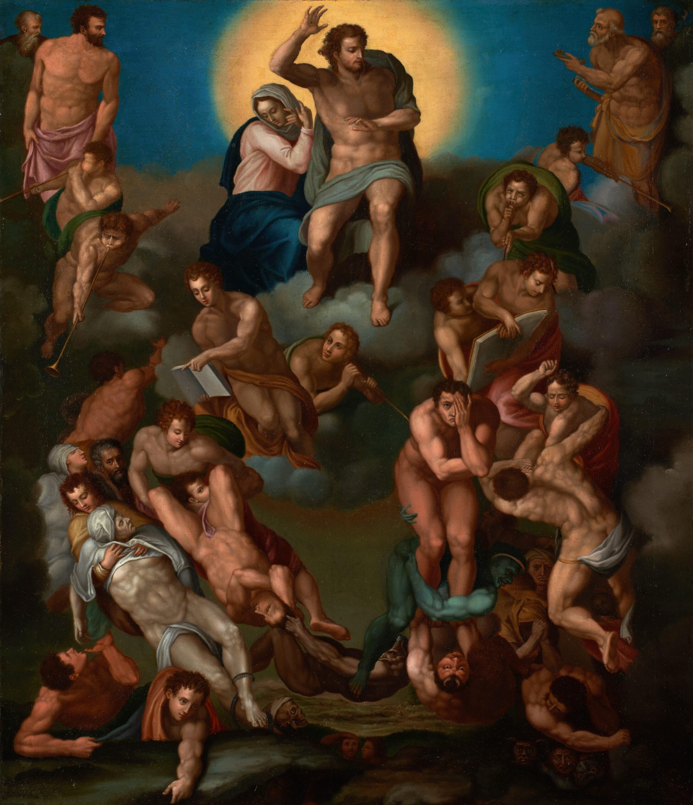 Il Giudizio Universale di Ginevra. Olio su tela. Collezione privata