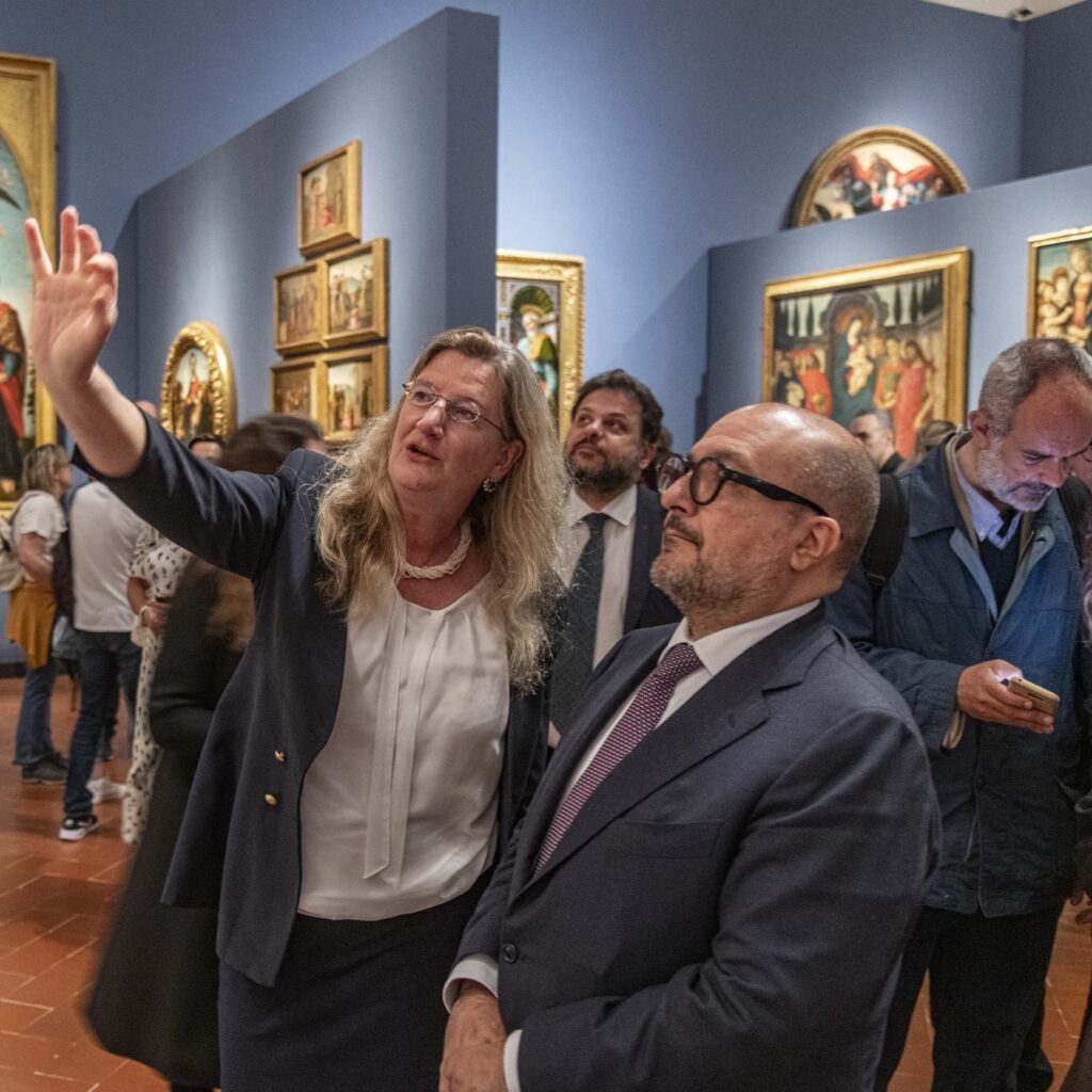 Il Ministro Sangiuliano alla Galleria dell’Accademia di Firenze